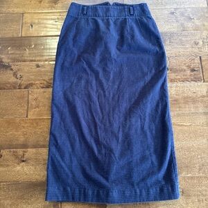 Ruff Hewn Navy Pencil Skirt
